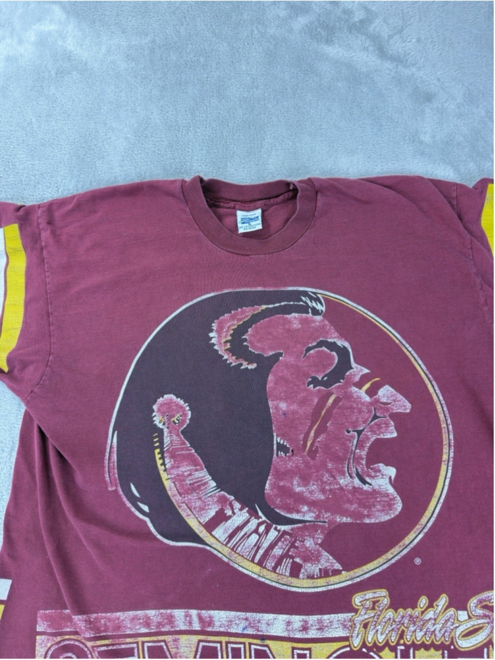 Vintage Salem Sportswear Men's Size XL Florida State Seminoles AOP Graphic Tee - Picture 11 of 16